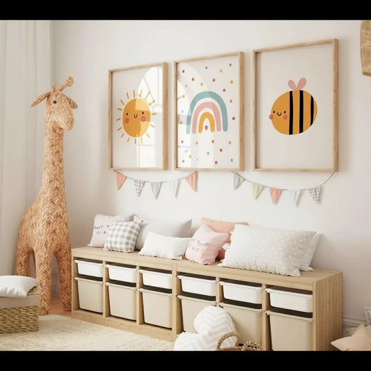 3 toiles décoratives