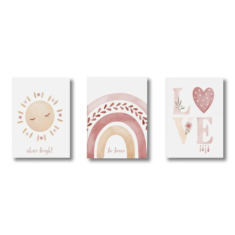 Set de tableaux pour chambre d’enfant