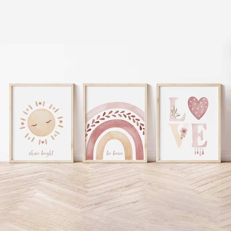Set de tableaux pour chambre d’enfant