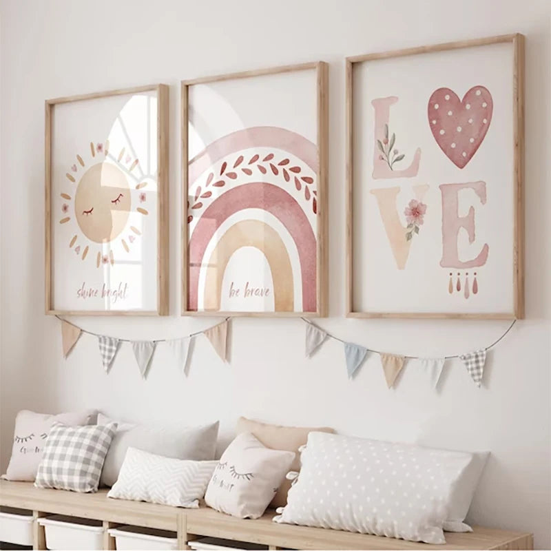 Set de tableaux pour chambre d’enfant