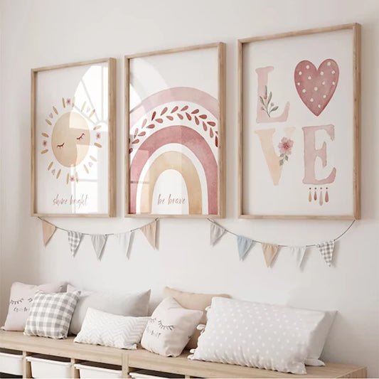 Set de tableaux pour chambre d’enfant
